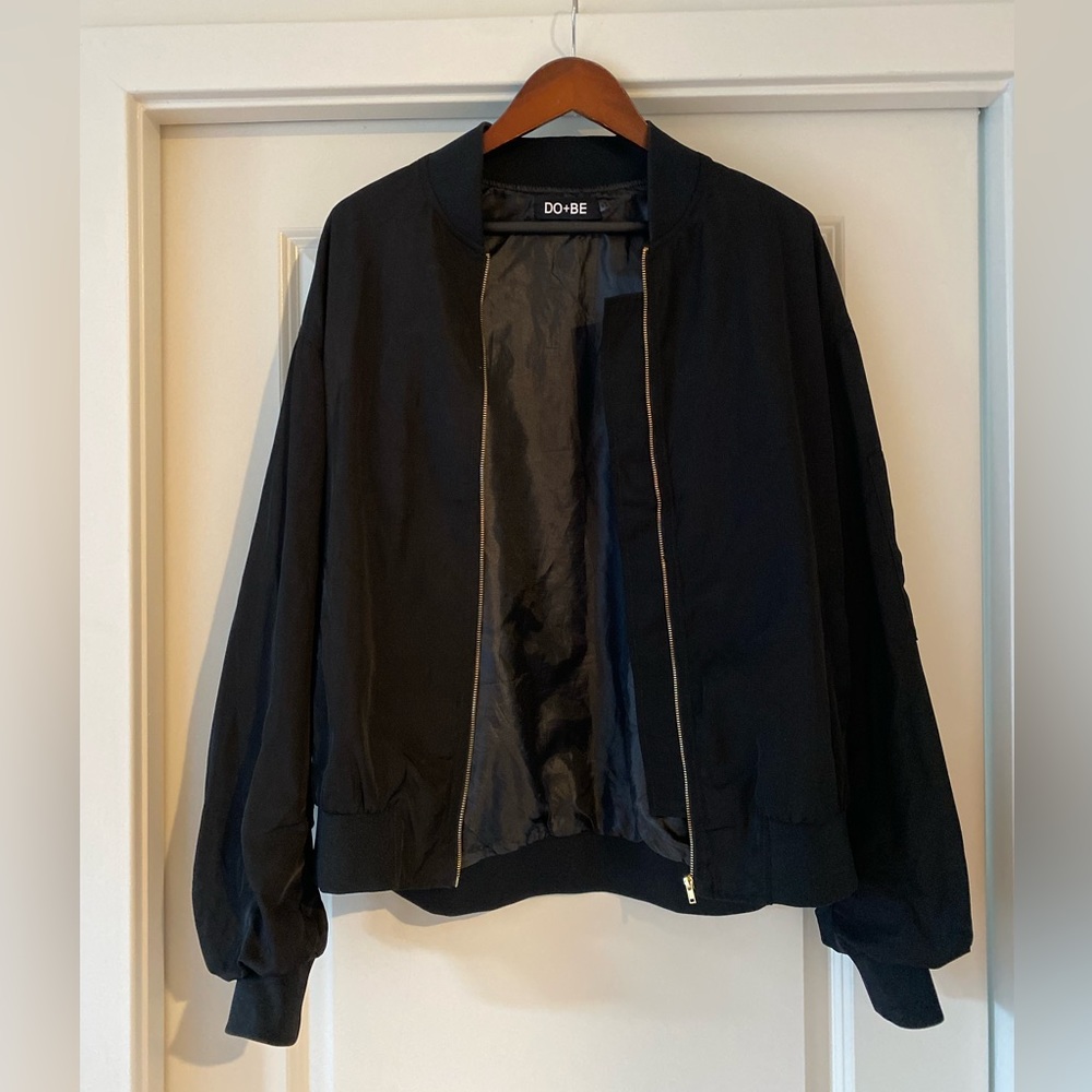 DO+BE Black Bomber Jacket